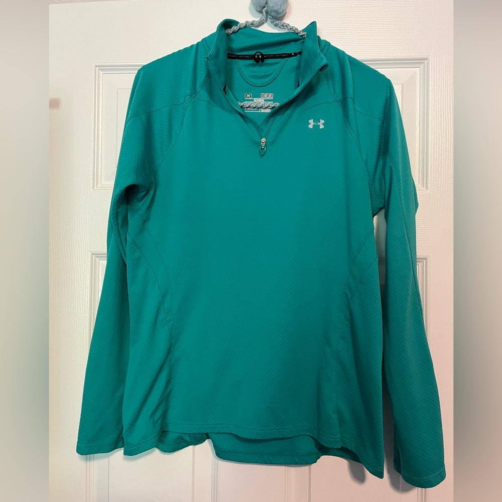 Underarmour Quarter Zip Teal